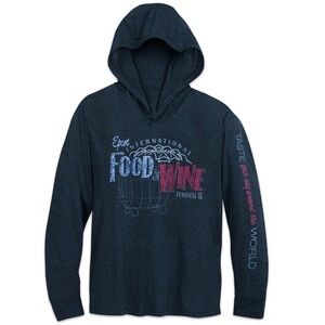 Disney‎ World 2018 Epcot International Food Wine Festival Hoodie T-Shirt, Small